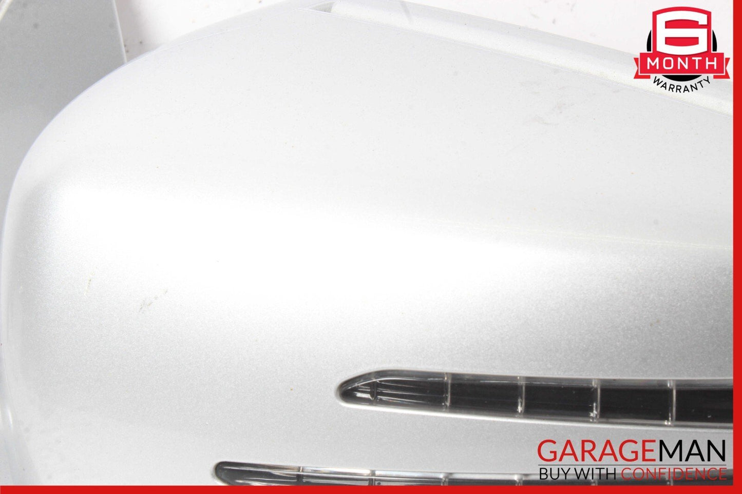 10-13 Mercedes W221 S550 Front Left Side Mirror Door Rear View Iridium Silver