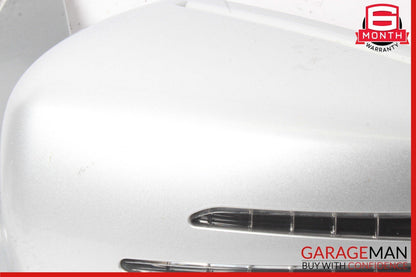 10-13 Mercedes W221 S550 Front Left Side Mirror Door Rear View Iridium Silver