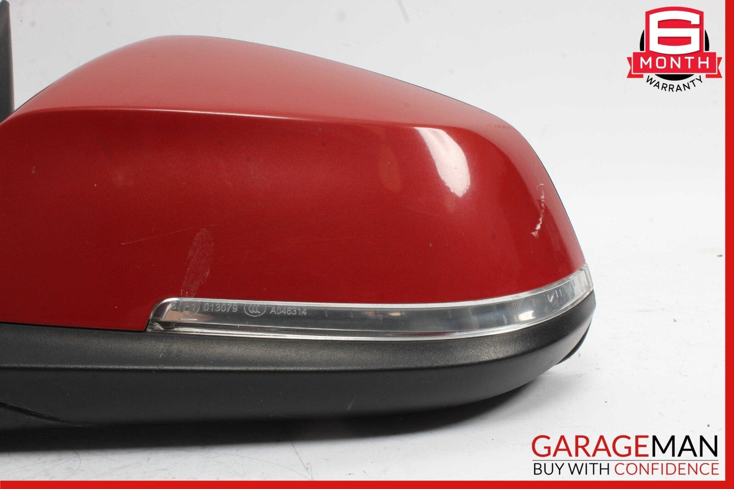 12-18 BMW F30 320i 328i Sedan Front Left Side Mirror Rear View Door Red OEM