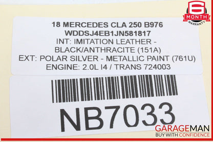 14-19 Mercedes W117 CLA250 Rear Left/Right Upper Control Arm 2463501006 OEM