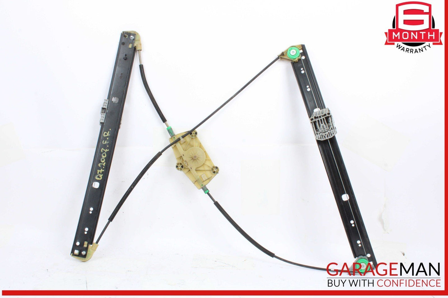 07-15 Audi Q7 Front Right Passenger Side Window Regulator 4L0837462A OEM