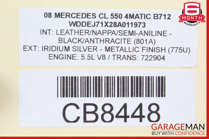 07-14 Mercedes W216 CL550 Electronic Parking Button Switch Control Module OEM