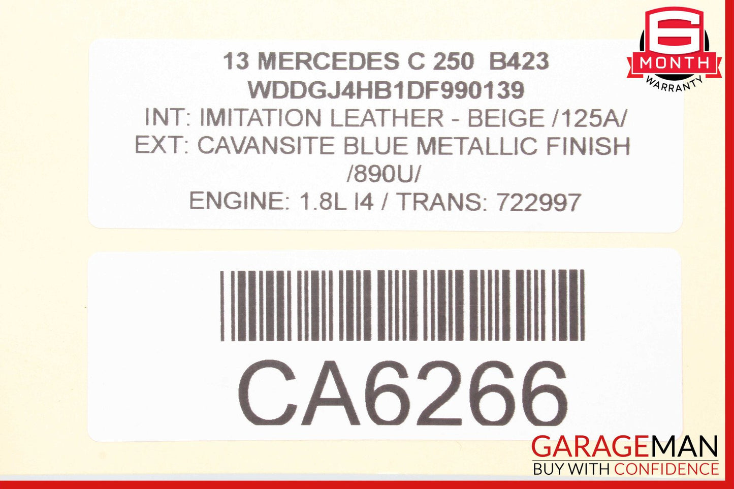 12-15 Mercedes W204 C250 SLK250 M271 Engine Throttle Body 2661410525 OEM