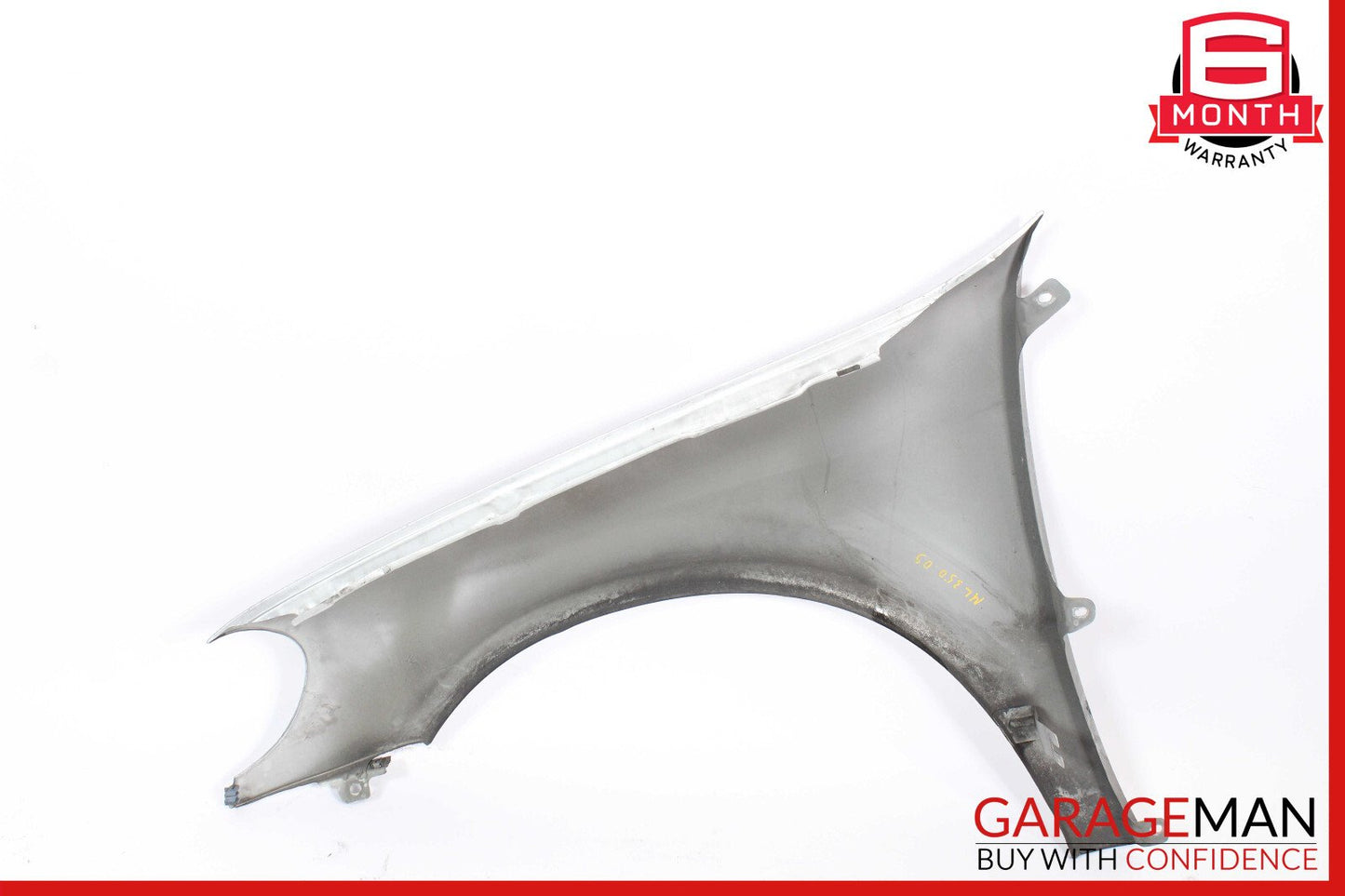 06-11 Mercedes W164 ML350 ML550 Right Passenger Side Fender Assembly Silver OEM