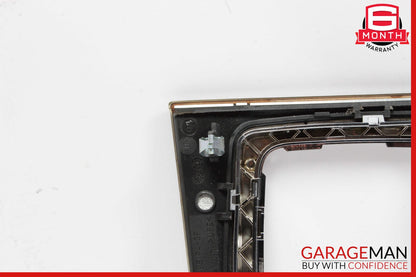 08-15 Mercedes W204 C350 Center Console Shifter Trim Cover Panel Bezel Wood Assy