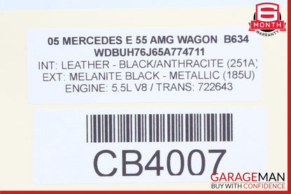 03-11 Mercedes W219 CLS55 AMG CLS550 Body Control Module BCM 2115453632 OEM