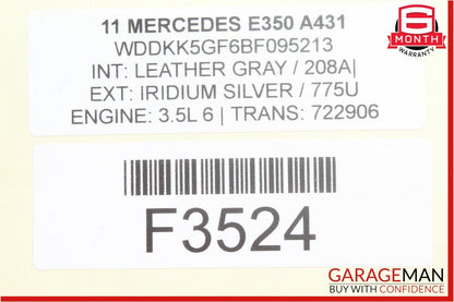 10-13 Mercedes W207 E350 E550 E63 AMG Front Left Driver Side Door Control Module