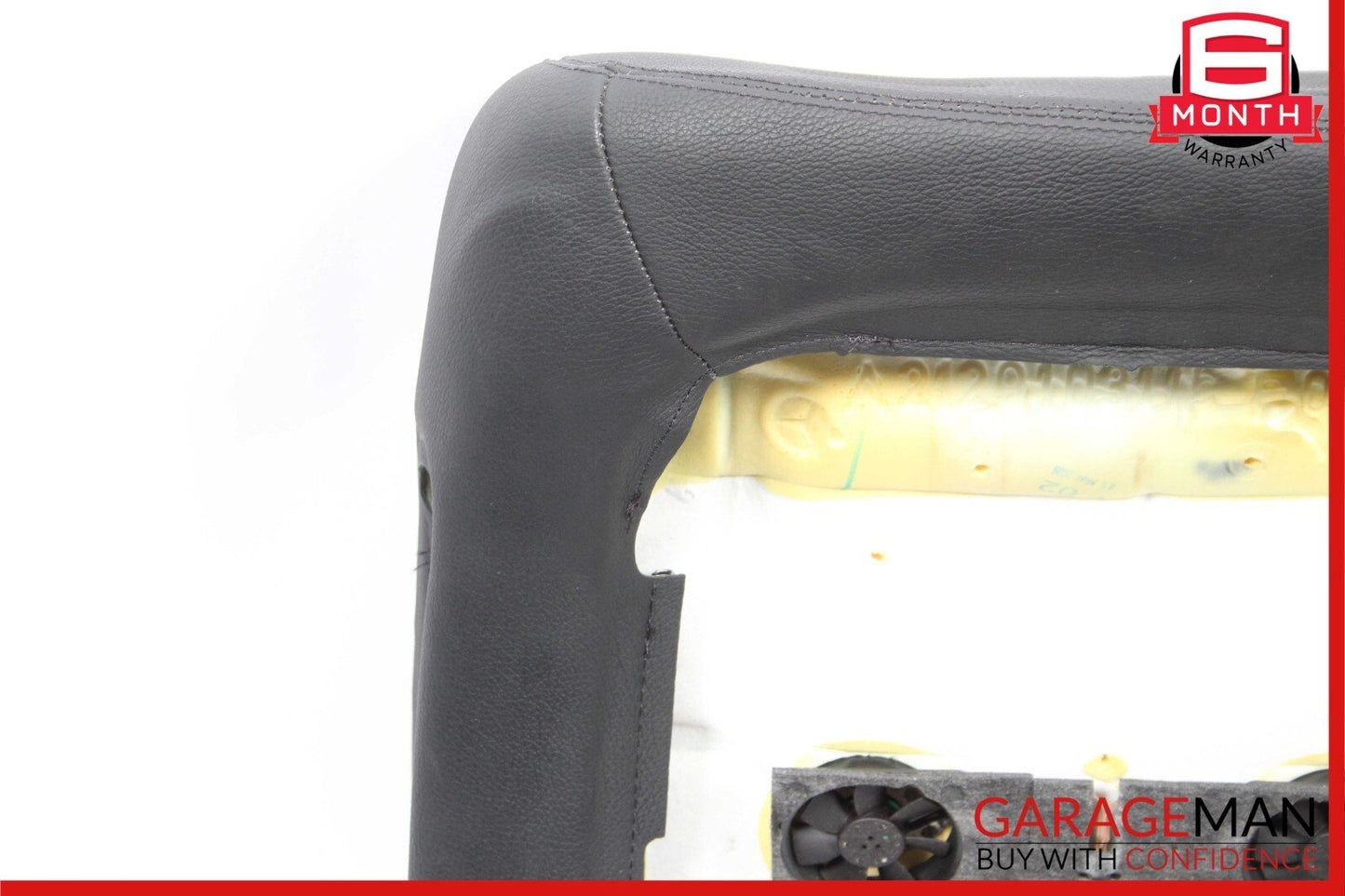 10-16 Mercedes W212 E350 E400 Front Left Top Upper Seat Cushion Cover Black OEM
