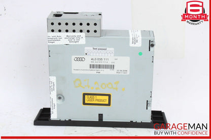 07-09 Audi Q7 Front Dash Audio Radio 6 Disc CD Changer Player 4L0035111 OEM
