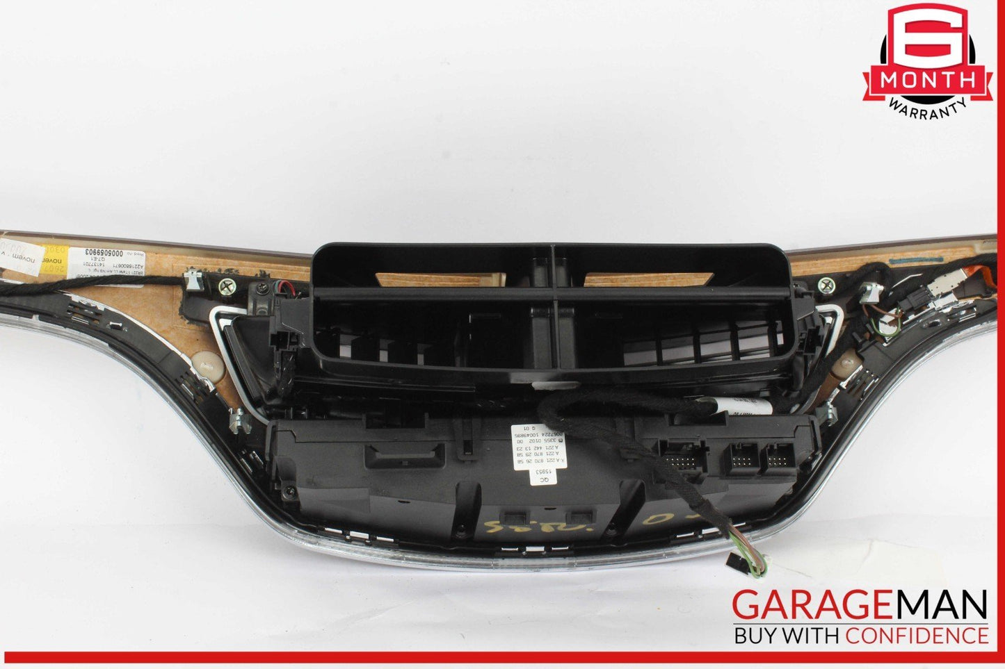 07-14 Mercedes W221 S500 Center Dash Heater Switch Control Panel Assembly OEM
