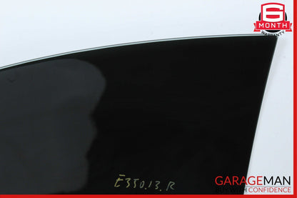 10-13 Mercedes W207 E350 E550 Coupe Front Right Passenger Side Window Glass OEM
