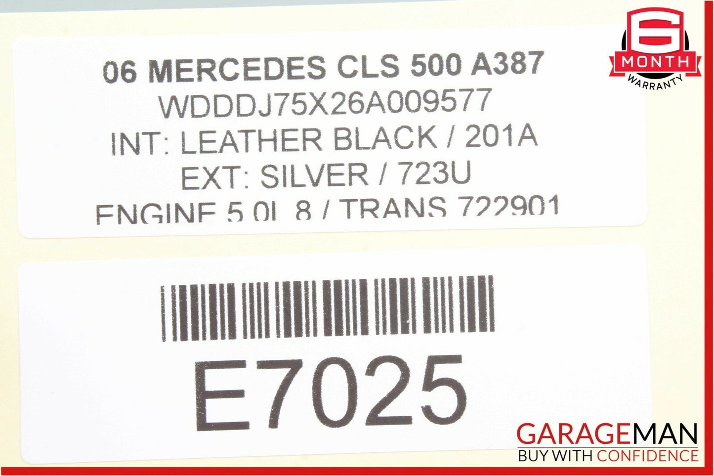 06-11 Mercedes W219 CLS55 AMG CLS500 Rear Door Keyless Go Control Module OEM