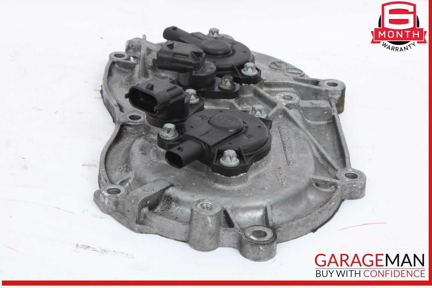 05-13 Mercedes W221 S400 Hybrid Front Right Engine Timing Chain Cover Plate OEM