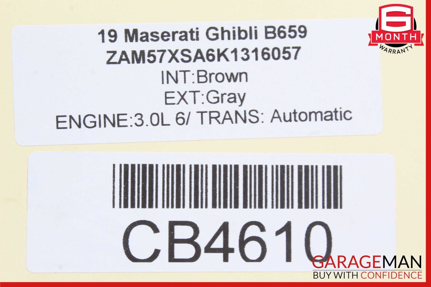 17-21 Maserati Ghibli M157 Park Parking Assist Control Module Unit 670100874 OEM