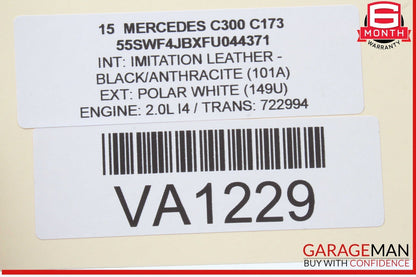 15-20 Mercedes W205 C300 GLC43 AMG Dashboard Dash Left Molding Trim OEM