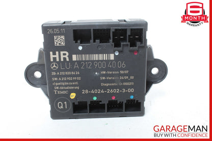 08-18 Mercedes W204 C300 C350 GLK350 Rear Right Side Door Control Module OEM