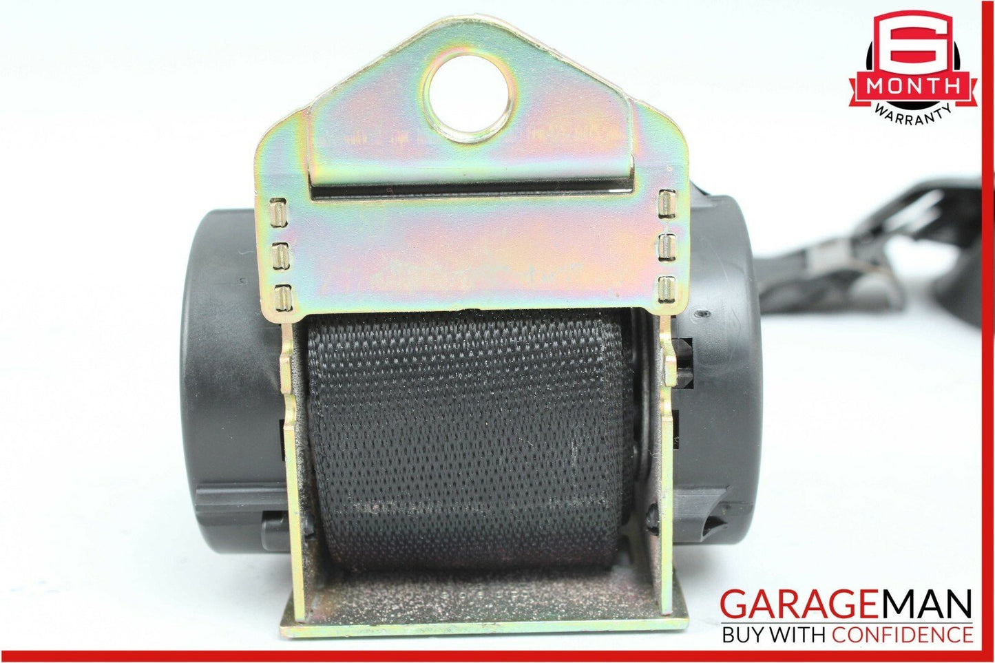 03-06 Mercedes W211 E320 E500 Rear Center Seatbelt Seat Belt Retractor Black OEM