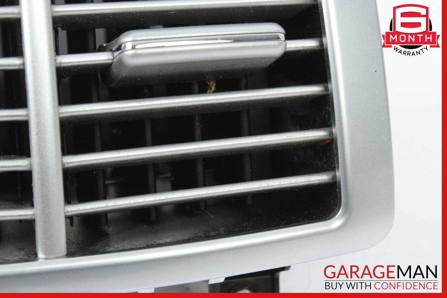 07-13 Mercedes W221 S400 S65 AMG Center Console Rear AC Vent Trim Silver OEM