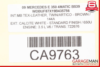07-09 Mercedes W211 E350 E550 E320 Rear Left Door Control Module 2118703385 OEM