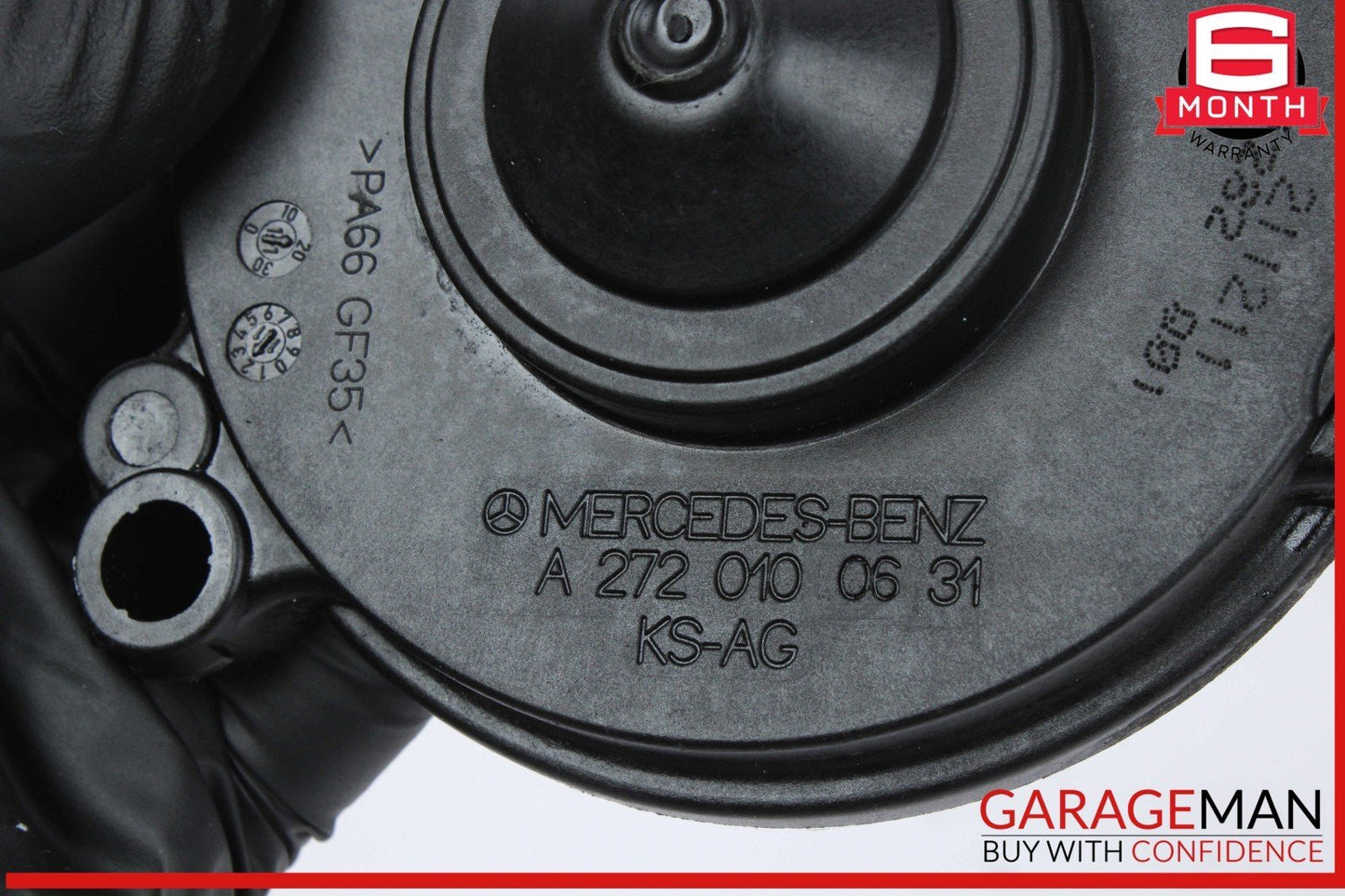 05-14 Mercedes W164 ML350 4MATIC Engine PCV Crankcase Vent Valve Oil Separator