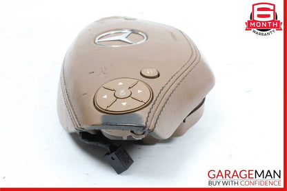 10-14 Mercedes W216 CL550 S550 Steering Wheel Airbag Air Bag Assembly Brown