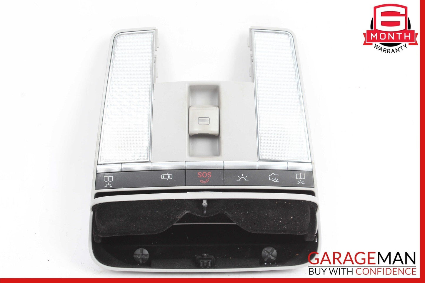 07-10 Mercedes W216 CL550 S550 Overhead Dome Light Sunroof Control Assy Gray OEM