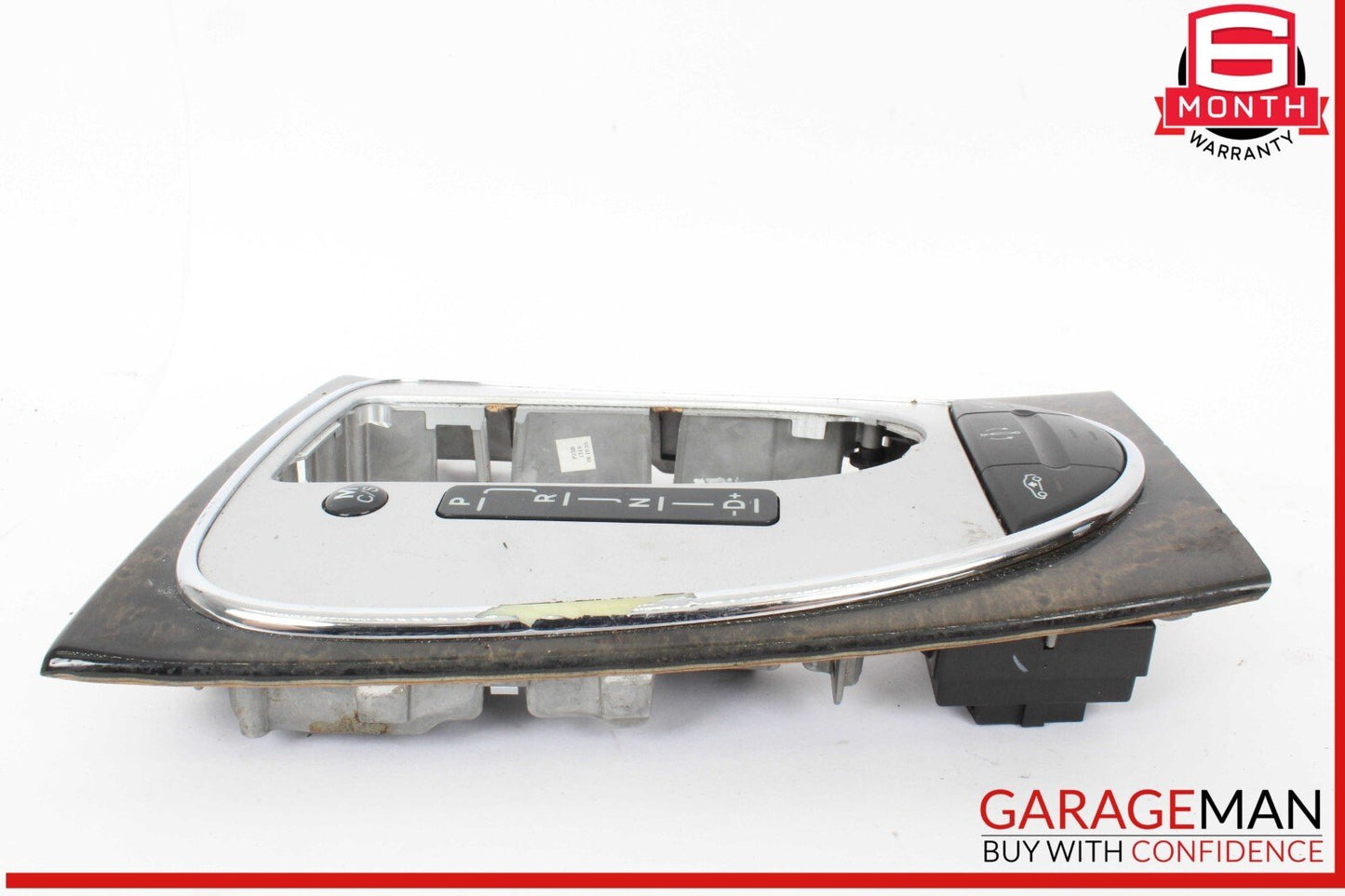 03-06 Mercedes W211 E55 AMG Gear Shift Shifter Bezel Trim Wood OEM