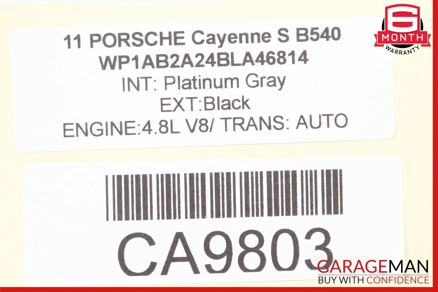 11-17 Porsche Cayenne S 958 Parking Brake Control Switch Button 7P5919163 OEM