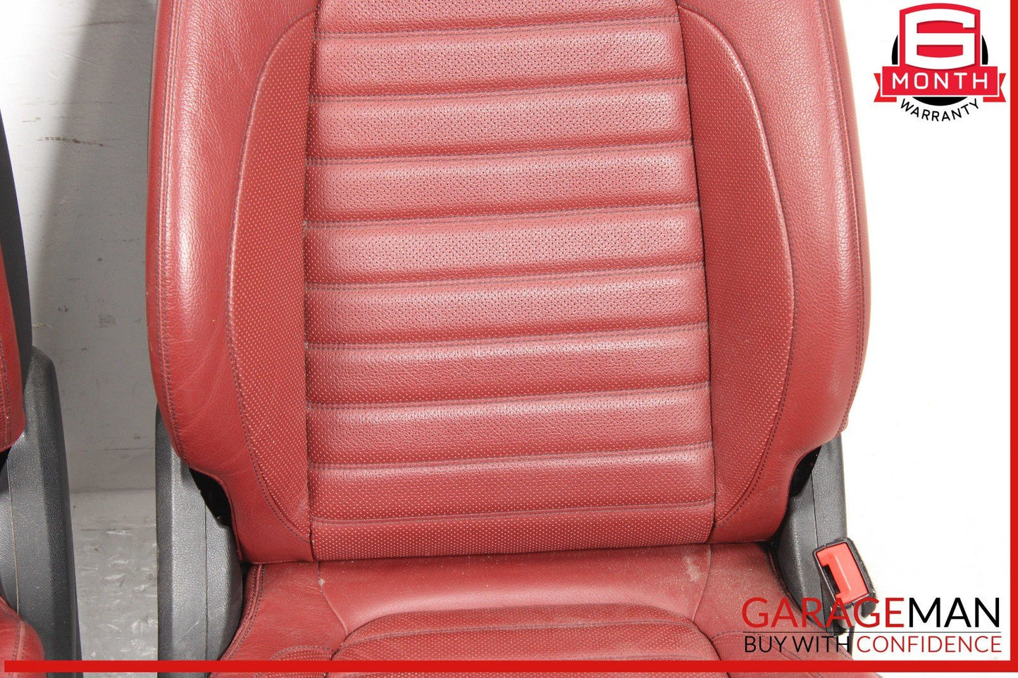 19-22 Mercedes W205 C300 Front & Rear Seats Seat Cushion Assembly Red OEM