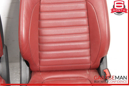 19-22 Mercedes W205 C300 Front & Rear Seats Seat Cushion Assembly Red OEM