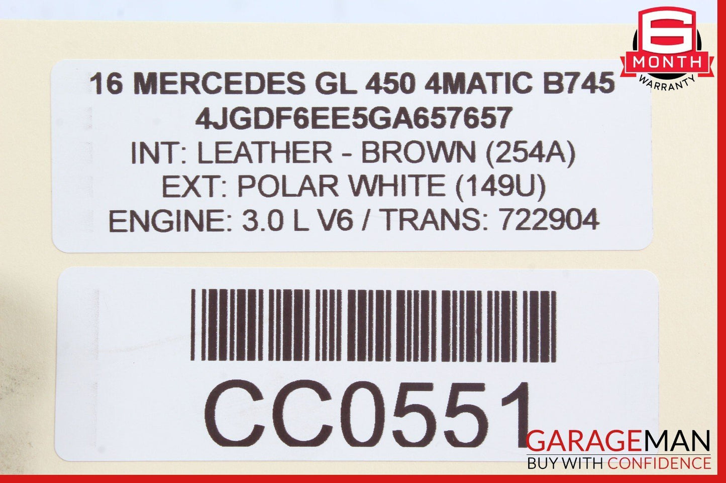 13-18 Mercedes X166 GL450 CLA250 Front Right Seat Controller Module Unit OEM
