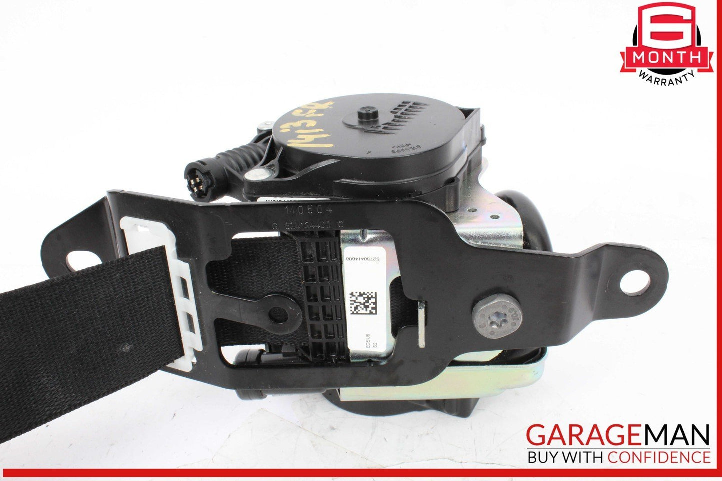 14-21 BMW i3 I01 Hybrid Front Right Passenger Side Seatbelt Seat Belt Black OEM
