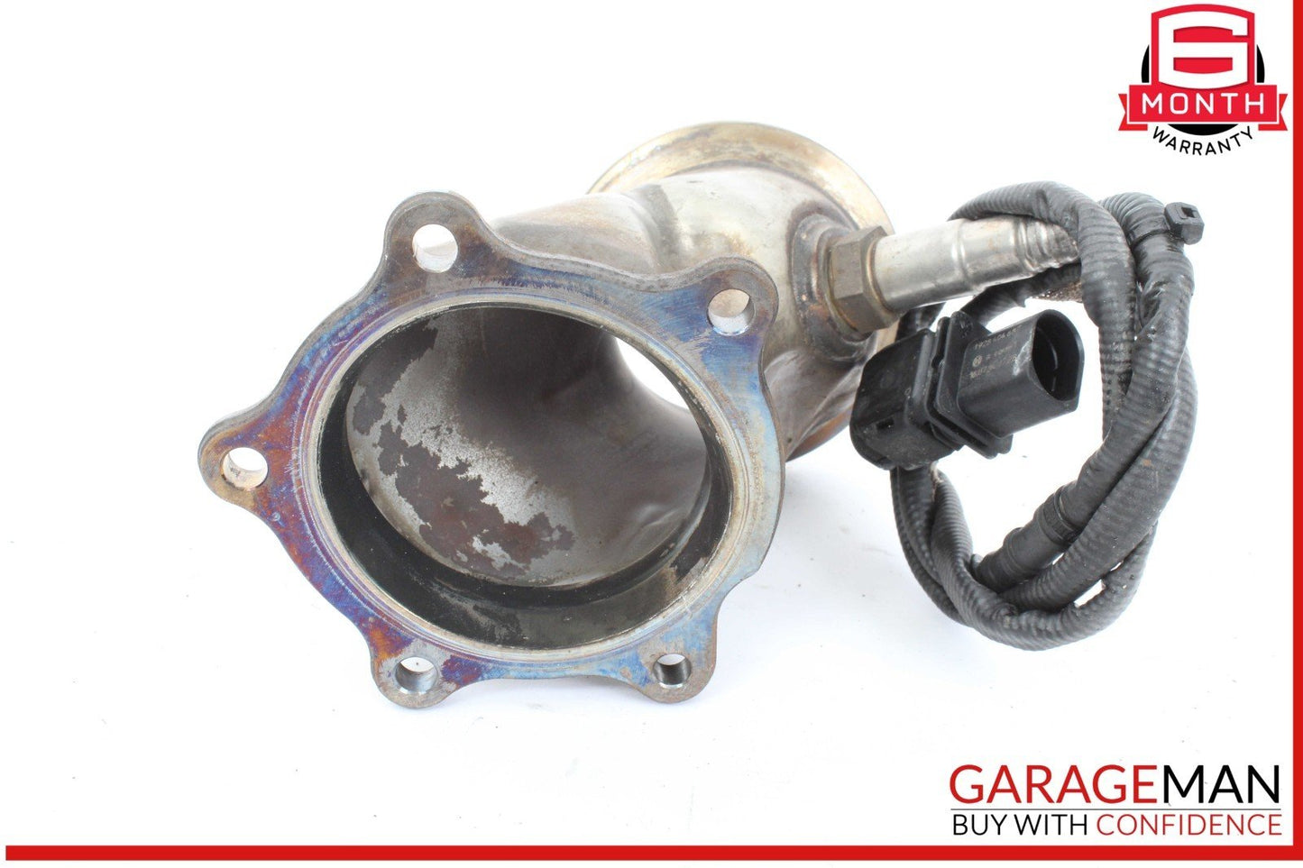 15-18 Porsche Macan 95B Engine Exhaust System Front Right Side Connector Pipe