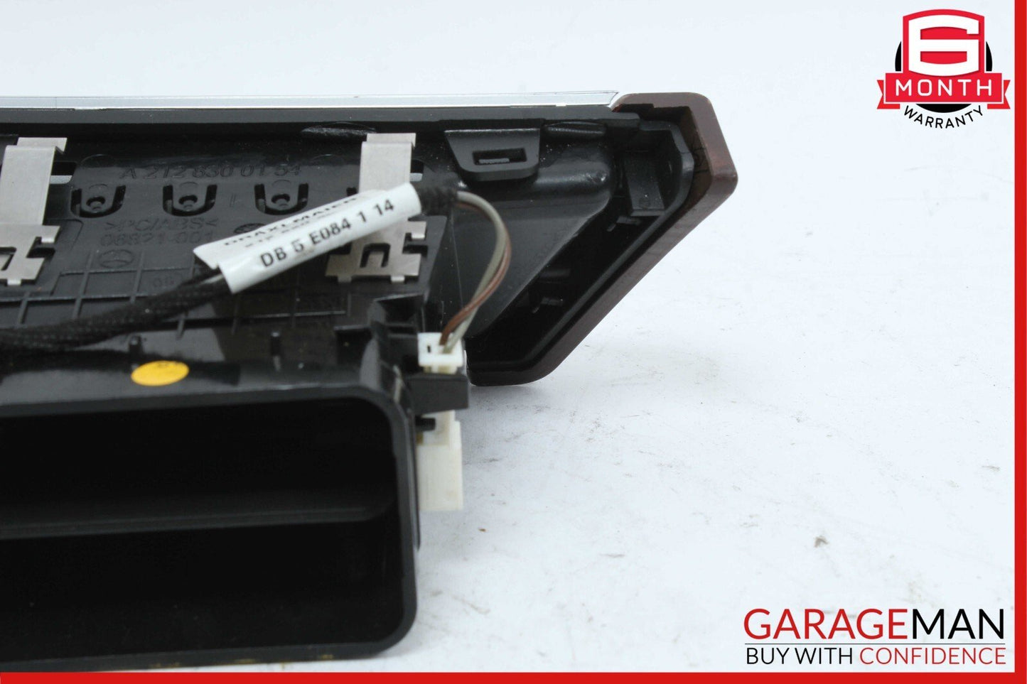 10-14 Mercedes W212 E350 Dashboard Dash AC A/C Grille Air Vent Left Trim Wood