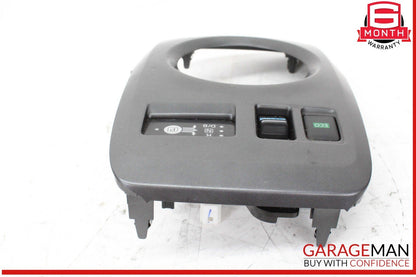 18-24 Nissan Leaf Front Center Console Shift Panel Bezel Trim Cover Gray OEM