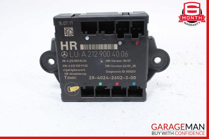 08-18 Mercedes W204 C250 C350 GLK350 Rear Right Side Door Control Module OEM