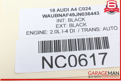 17-24 Audi A4 Rear Right Passenger Side Door Lock Latch Actuator OEM