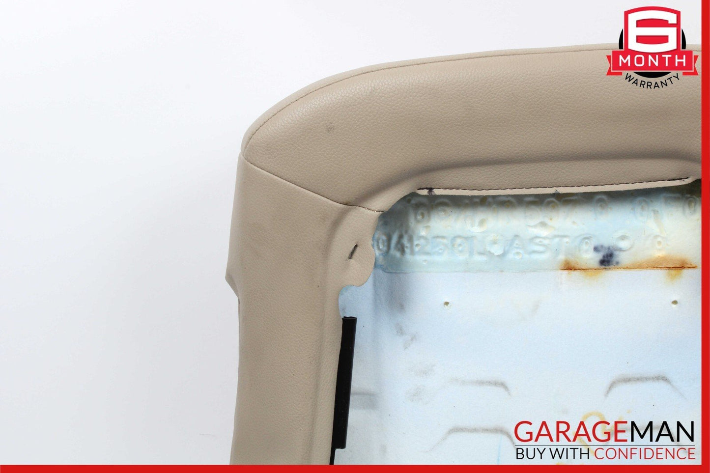 08-14 Mercedes W204 C250 C300 Front Left Side Top Upper Seat Cushion Beige OEM