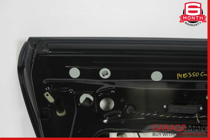 10-17 Mercedes W207 E350 E550 Front Left Exterior Door ShellÂ Panel Black