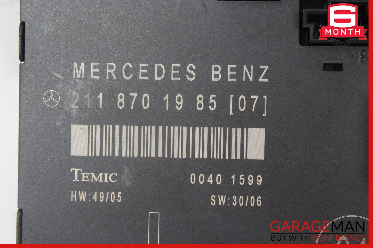 03-09 Mercedes W211 E350 E550 E63 AMG Front Left Side Door Control Module Unit