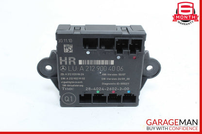 08-18 Mercedes W212 E350 C350 Rear Right Side Door Control Module 2129004006 OEM
