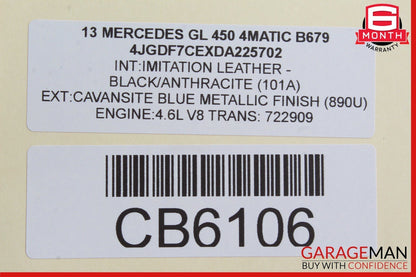 12-20 Mercedes X166 GL450 CLA250 Parking Brake Release Handle 2469050451 OEM
