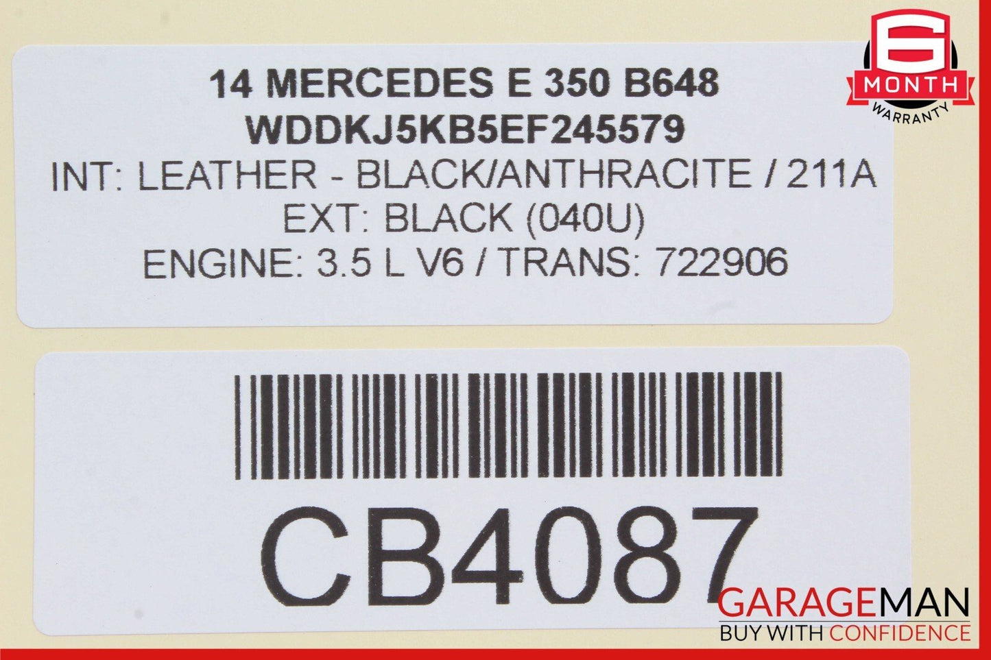 14-18 Mercedes W207 E350 CLS400 ABS Anti Lock Pump Brake Module 2124310848 OEM