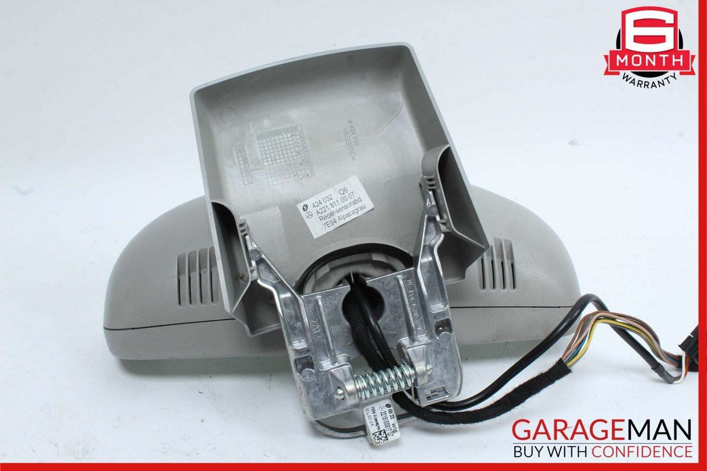 07-09 Mercedes W221 S550 Interior Top Upper Rear View Inside Dim Mirror Gray