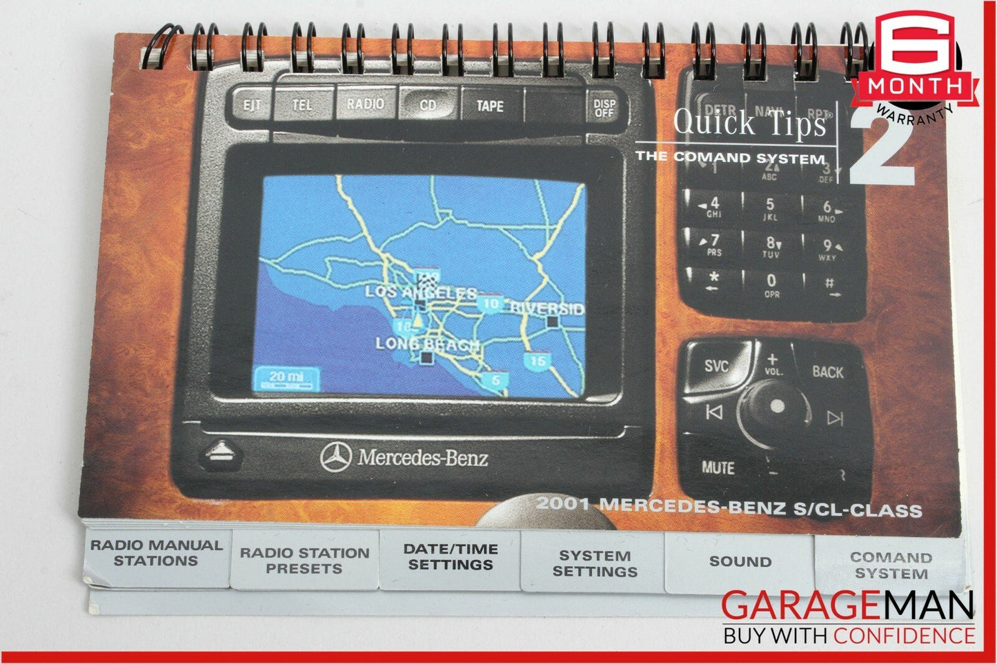 00-06 Mercedes W220 S430 Comand Navigation Operator's Owner User's Guide Disc