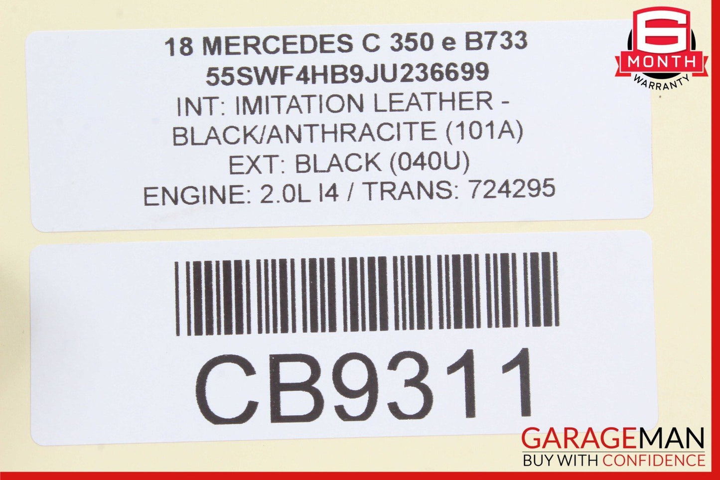 15-20 Mercedes W205 C350e GLC43 AMG Front Dashboard Inlet Air AC A/C Vent Grille