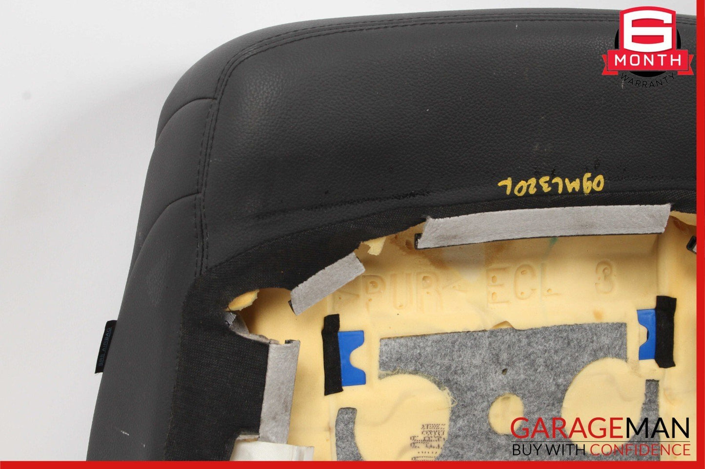 09-13 Mercedes W164 ML320 R350 Front Left Side Upper Seat Cushion Black OEM