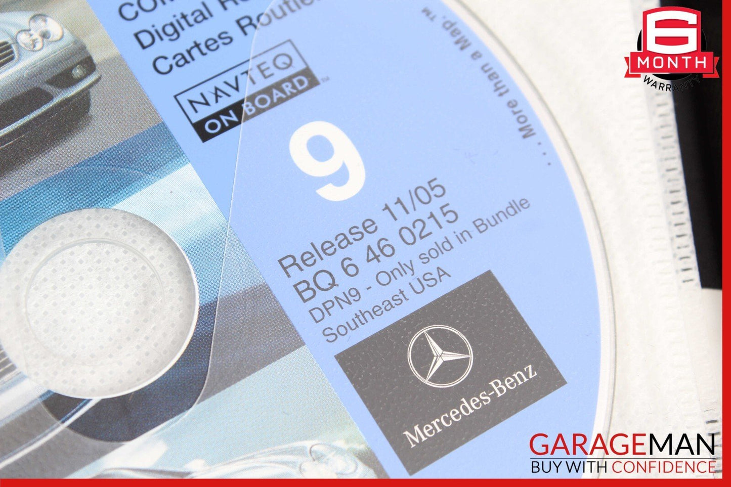 2003 Mercedes R230 SL500 Comand GPS Map Navigation Disc Set OEM
