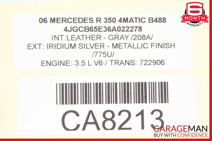 06-09 Mercedes W251 R350 R500 Air Airmatic Suspension Control Module Unit OEM