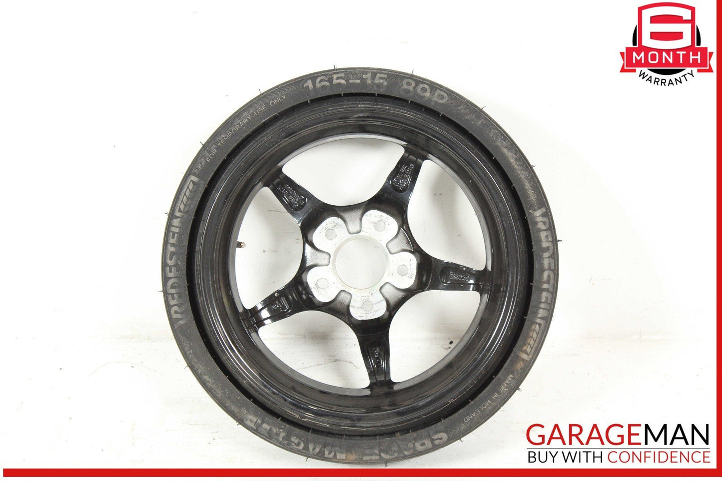97-04 Mercedes R170 SLK320 SLK230 Donut Spare Tire Wheel Rim 165 4.5x15" OEM